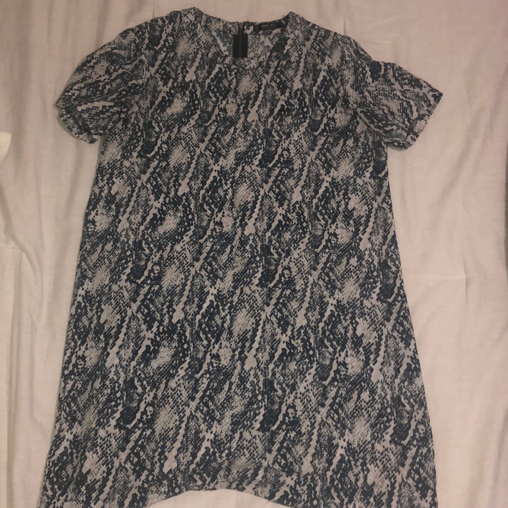 Mini Snakeprint Dress